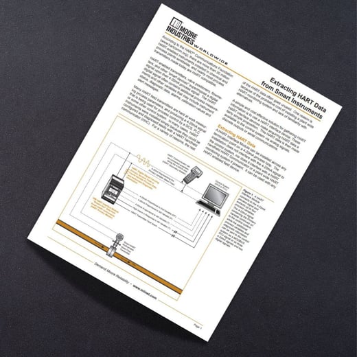 Extracting HART Data from Smart Instruments White Paper